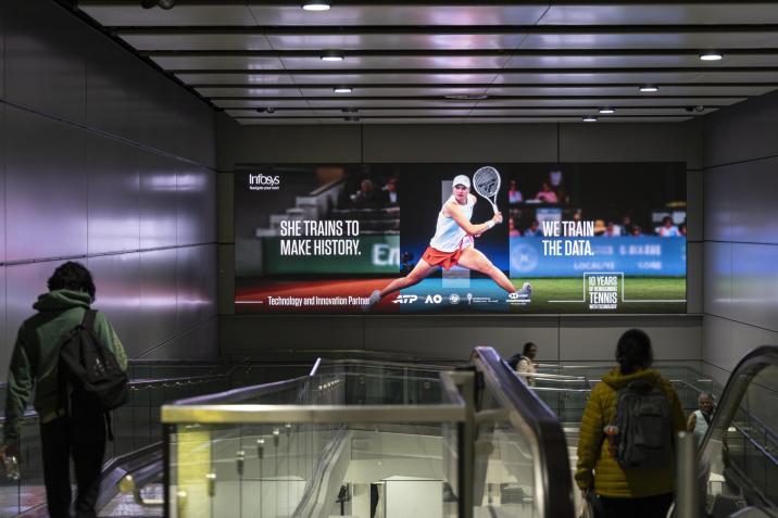 infosys billboard ad heathrow airport